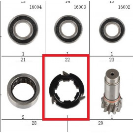 Фривил Bafang BBS 250-750w (обгонная муфта)