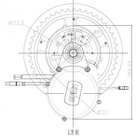 Звезда 46т Bafang BBS 01/02