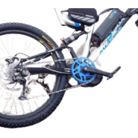 Звезда, 42 зуба, облегченная, синяя для Bafang BBS 250-750w